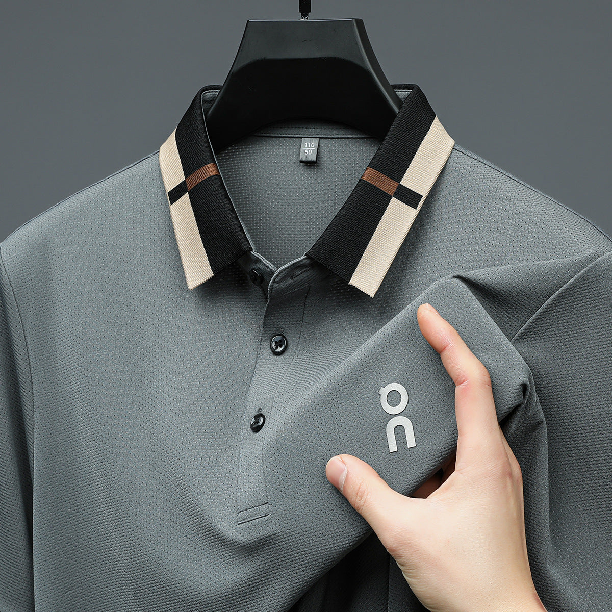 Solid Short Sleeve Polo Shirt