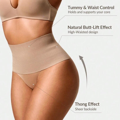 High Waist Flat Belly Shaping Slimming Panties 【2 PCS/Pack】