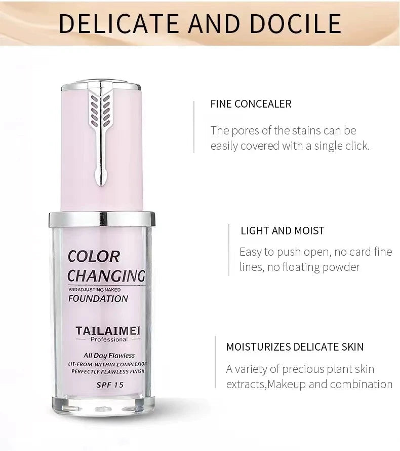 TLM Flawless Colour Changing Foundation