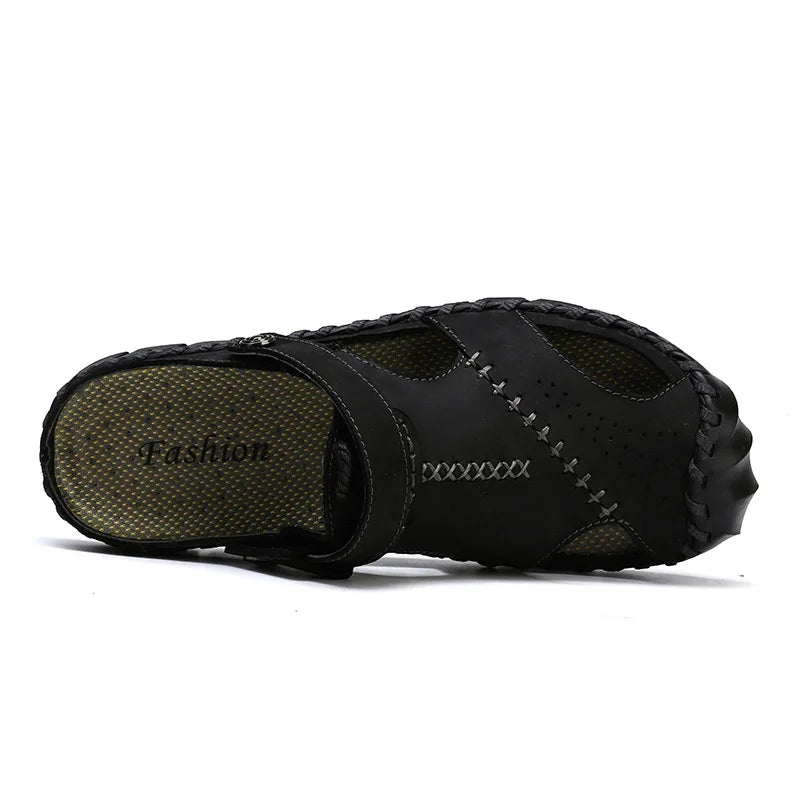 Men's Leather Durable Sandals/Slippers