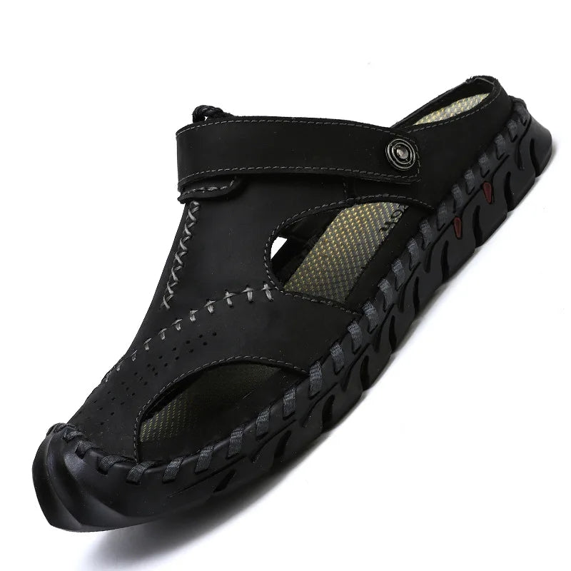 Men's Leather Durable Sandals/Slippers