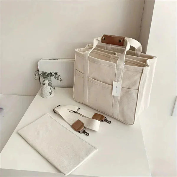 Utility Canvas Tote Bag