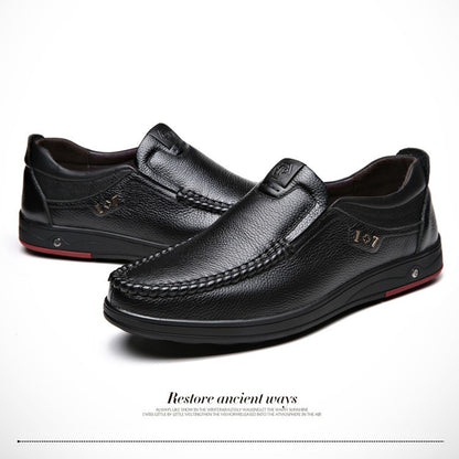 Business Soft-Insole Leather Loafers