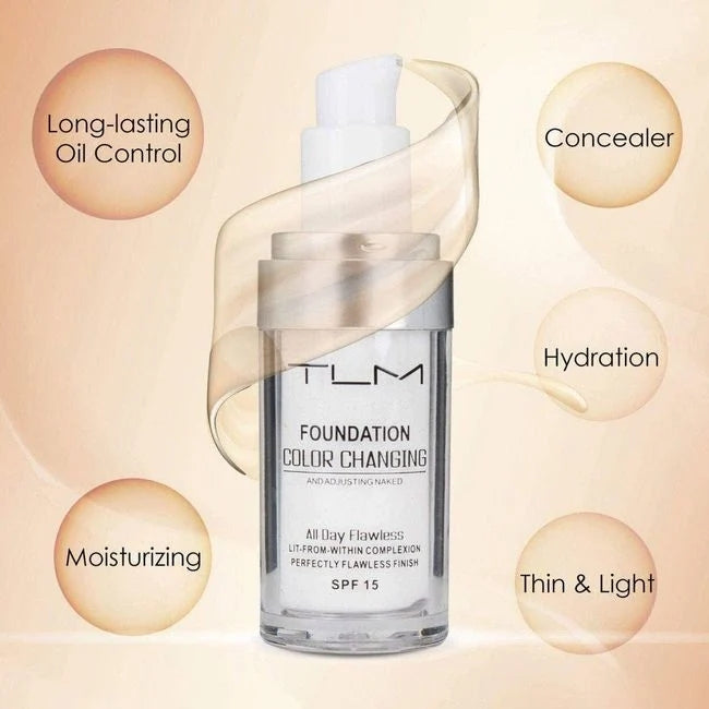 TLM Flawless Colour Changing Foundation