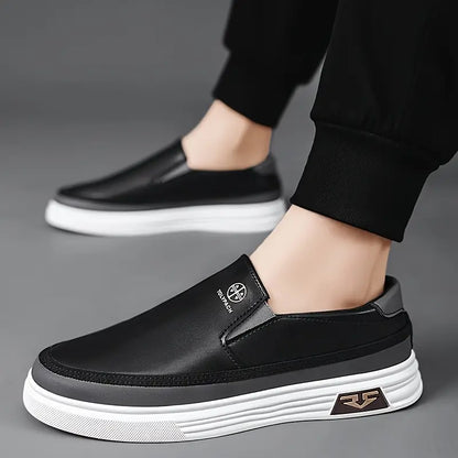 Business & Casual Slip-On Loafers [White Colour]