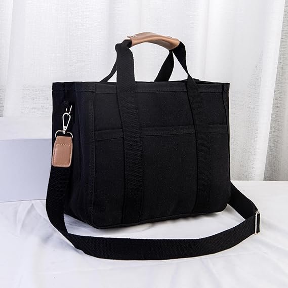 Utility Canvas Tote Bag