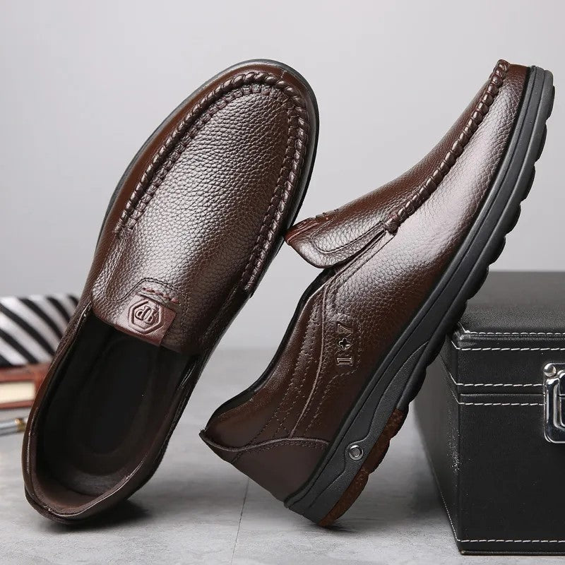 Business Soft-Insole Leather Loafers