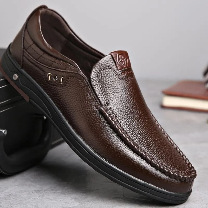 Business Soft-Insole Leather Loafers