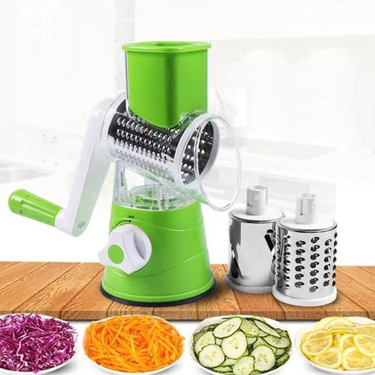 3-in-1 Manual Rotation Vegetable Fruit Slicer