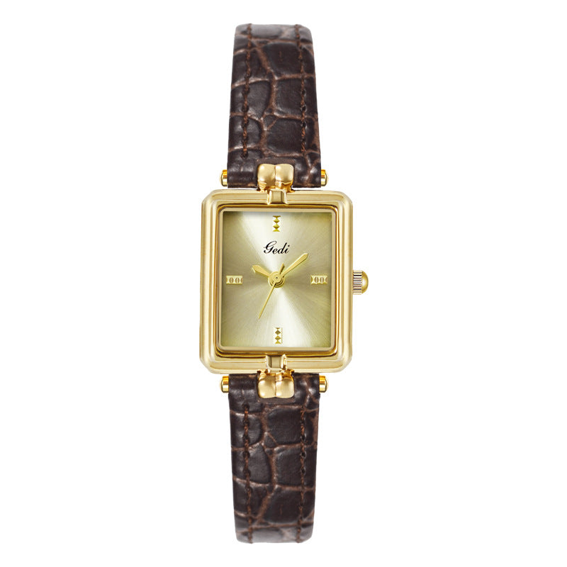 GEDI Vintage Square Quartz Watch