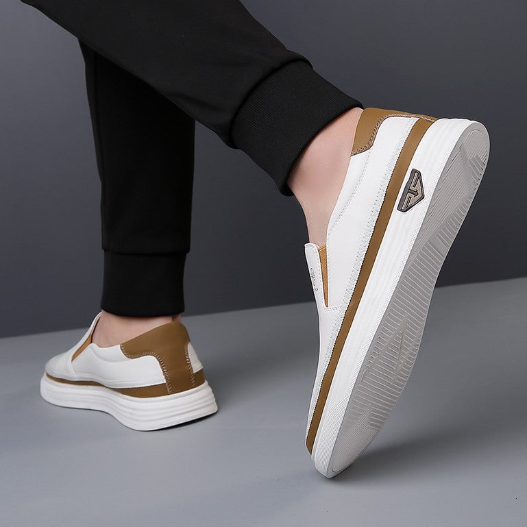 Business & Casual Slip-On Loafers [White Colour]