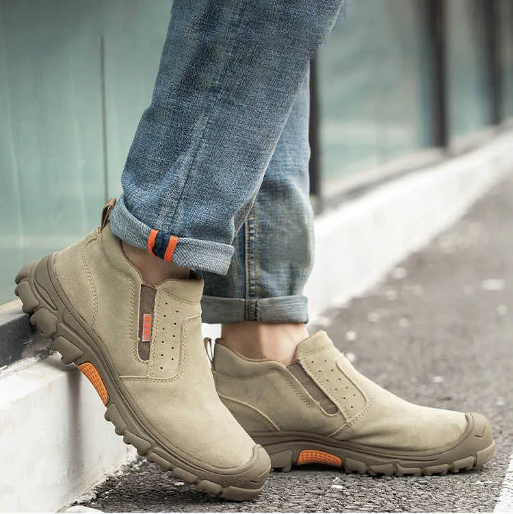 Safety Slip-On Steel Toe Cap Boots