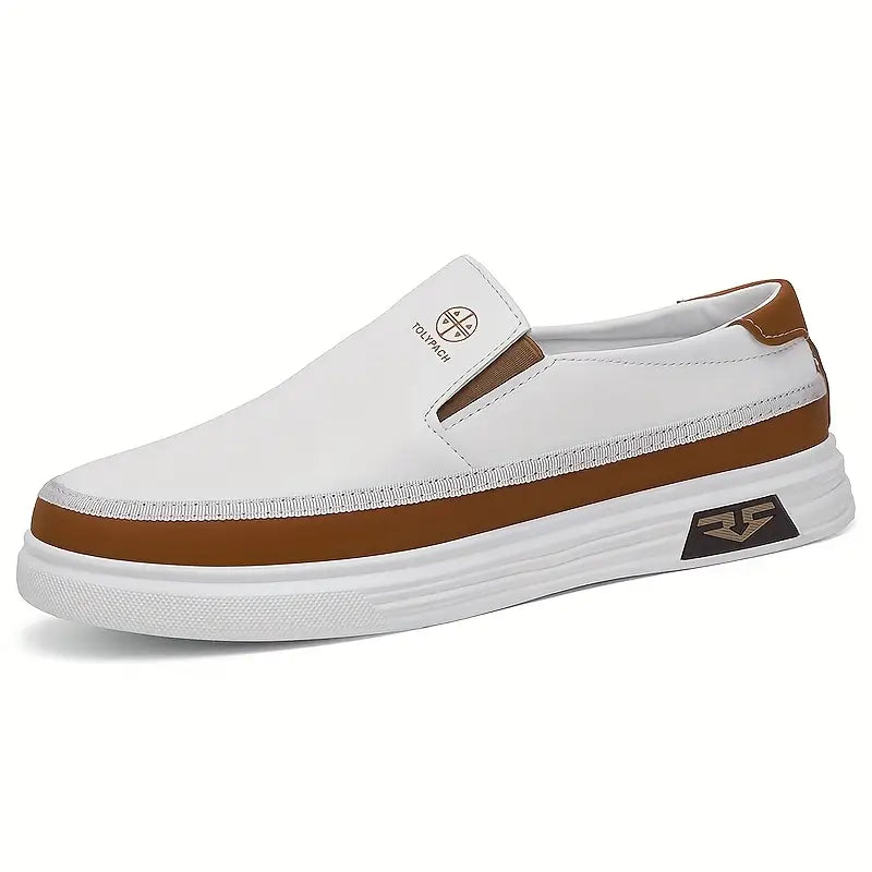 Business & Casual Slip-On Loafers [White Colour]