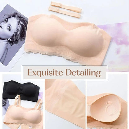 Strapless Bra Ice Silk Non-slip Tube Top