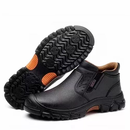 Safety Slip-On Steel Toe Cap Boots