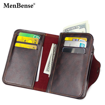 Retro Tri-Fold Men's Wallet