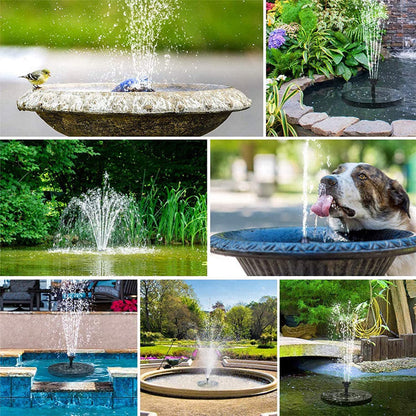 Floating Water Solar Fountain Outdoor Decoration