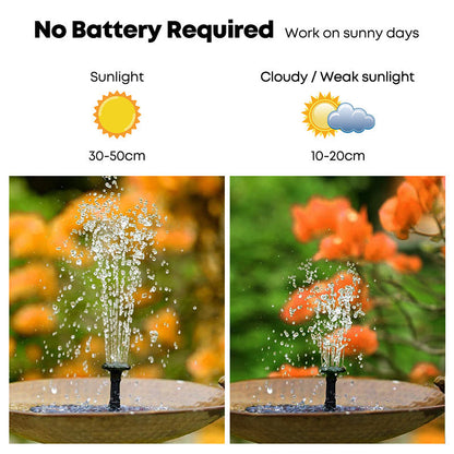 Floating Water Solar Fountain Outdoor Decoration