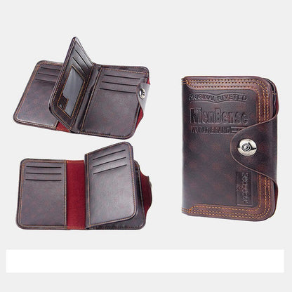 Retro Tri-Fold Men's Wallet