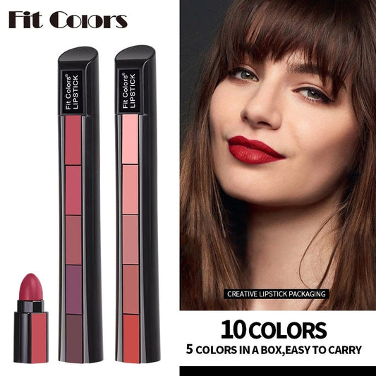5 in 1 Lipstick (2 Pcs/Pack)