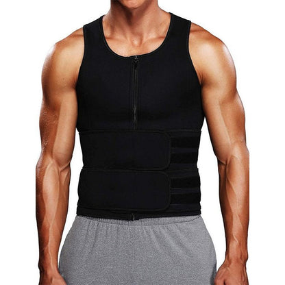 Sauna Suit Men's Workout Tank Tops Black