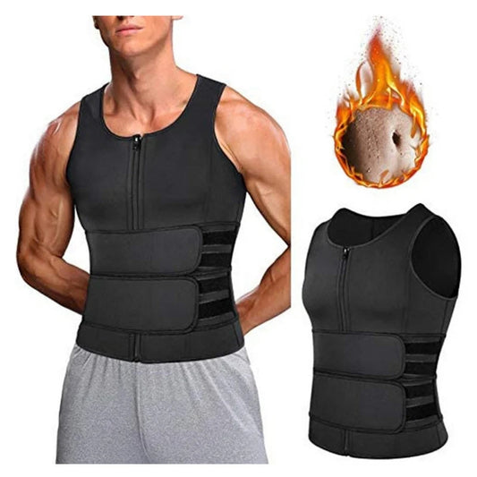 Sauna Suit Men's Workout Tank Tops Black