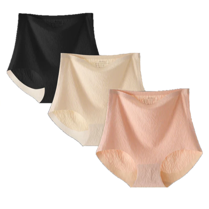 Women's High-Waisted Non-Marking Nude Panties