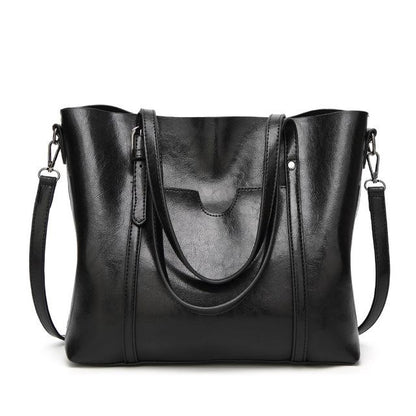 New London Fashion Style Large Capacity Leather Handbag